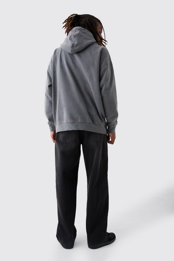 Oversize Hoodie mit lizenziertem Acdc-Print