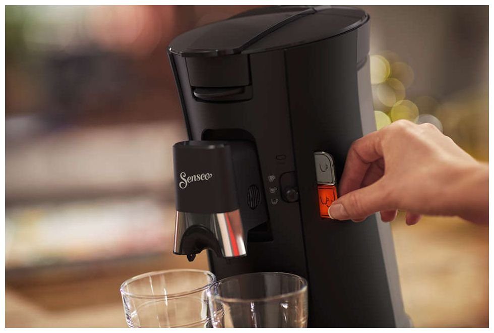 Philips Senseo Kaffeepadmaschine CSA230/69 Senseo Select, 2 Tassen gleichzeitig, Kaffeestärkewahl