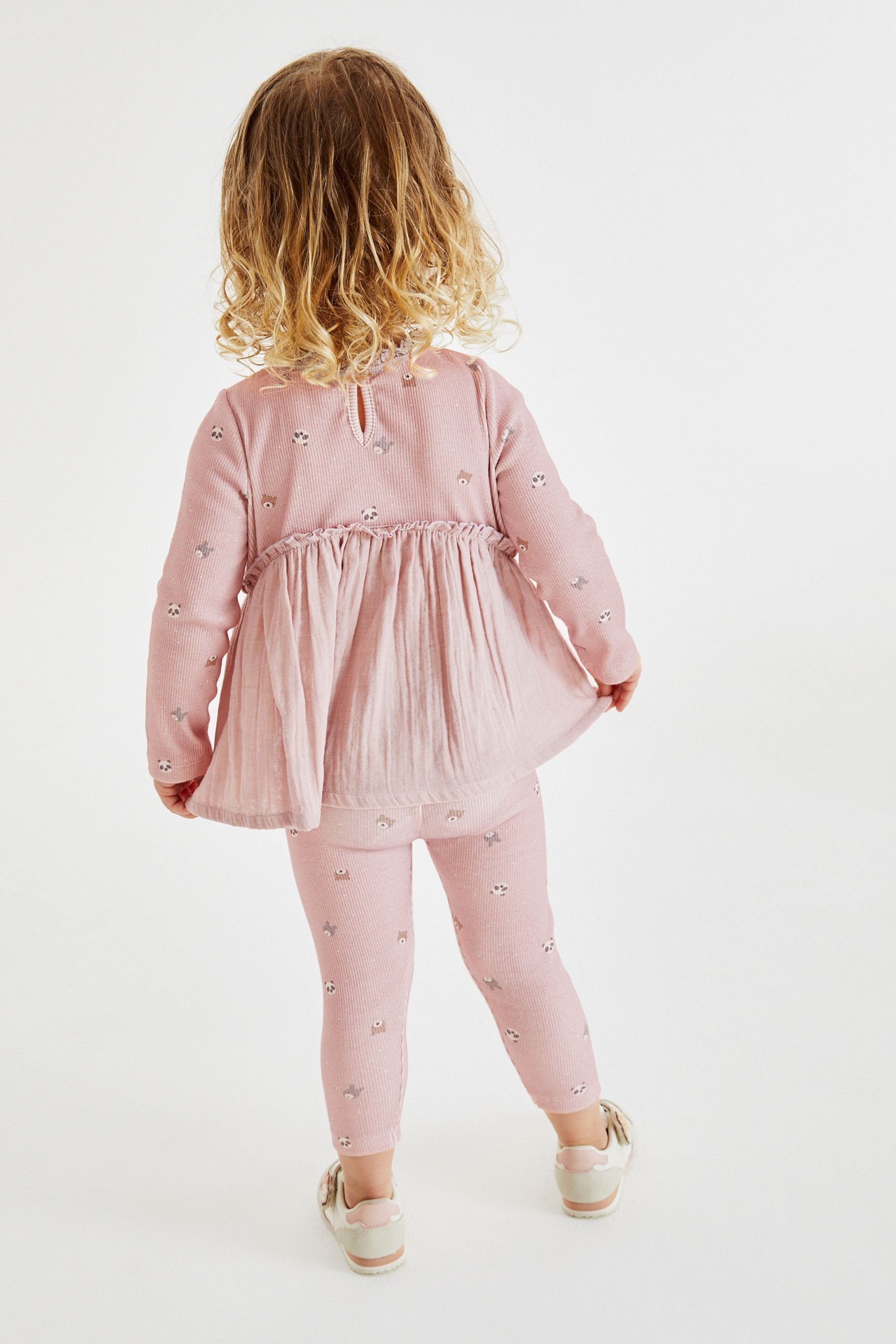 Next Leggings Gerippte Jerseyleggings (1-tlg)