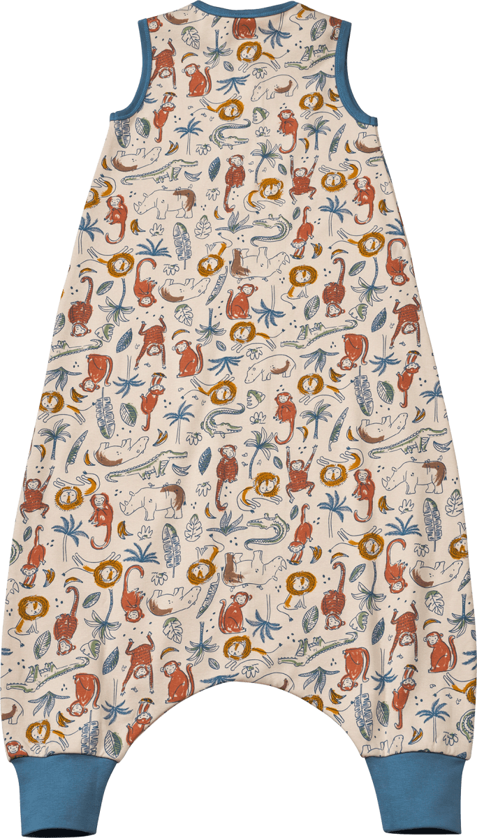 Schlafsack 1 TOG mit Beinen, mit Dschungel-Muster, 100 cm, 1 St