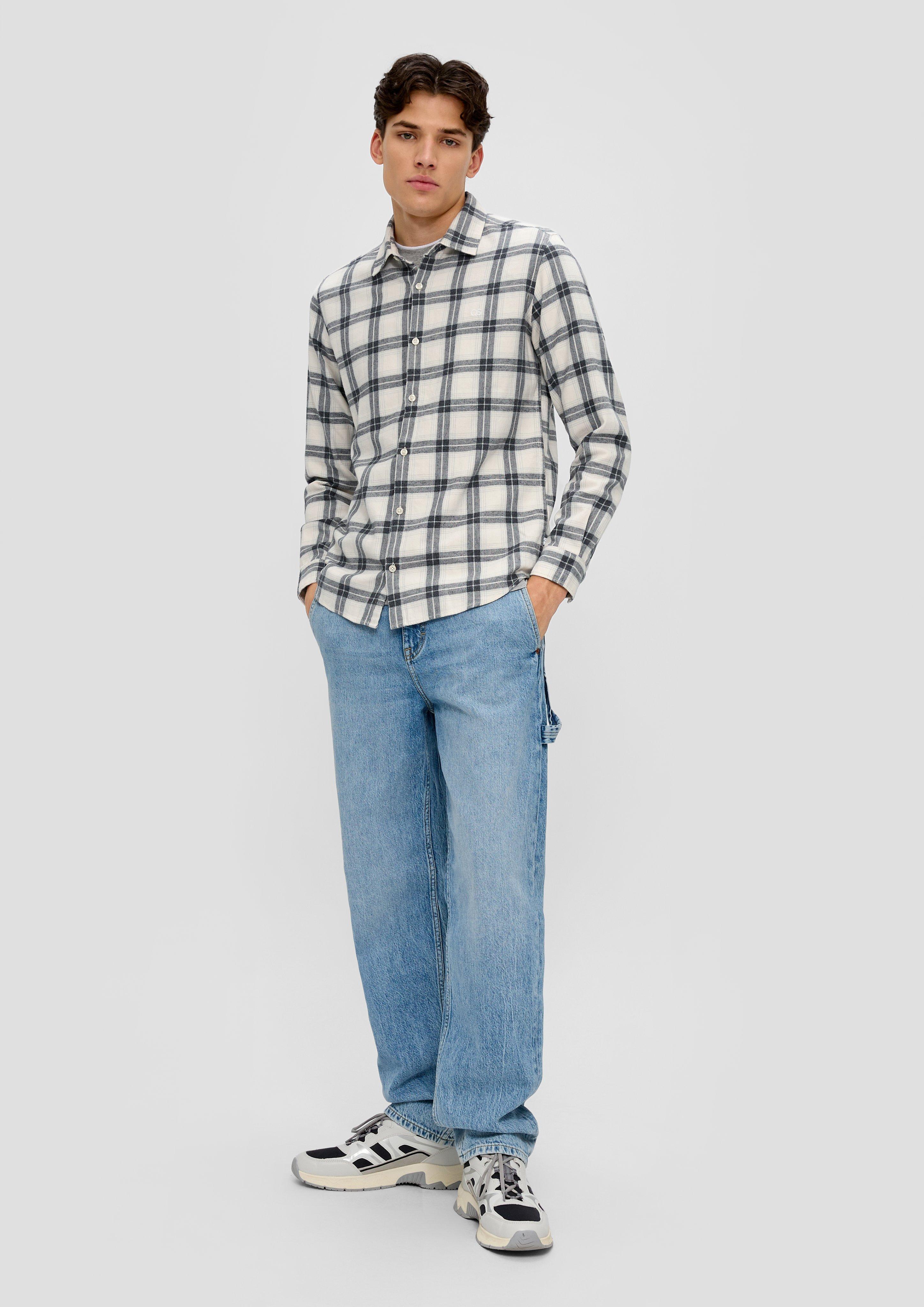 Slim: Hemd aus Twill  2138745-02N0