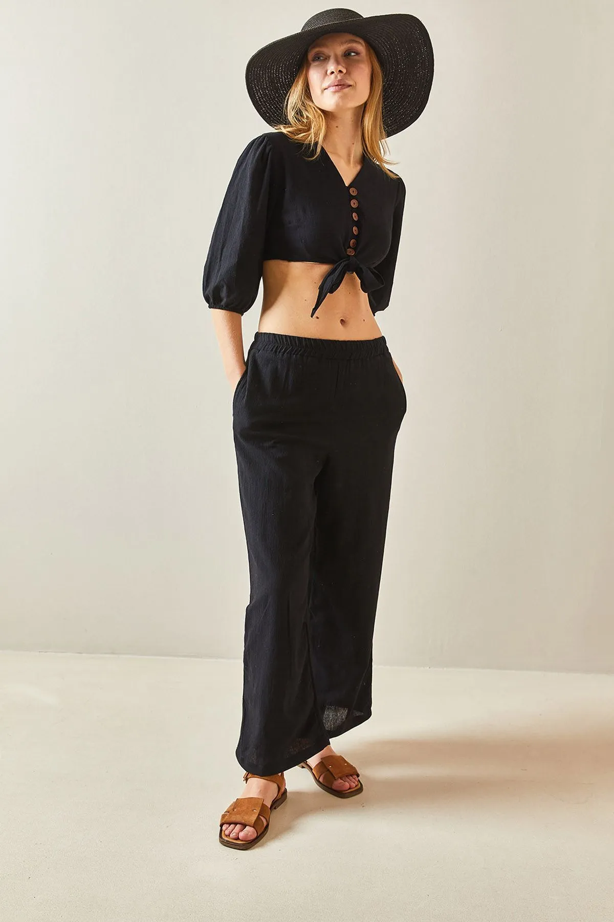 XHAN  Zweiteiler - Schwarz - Regular Fit