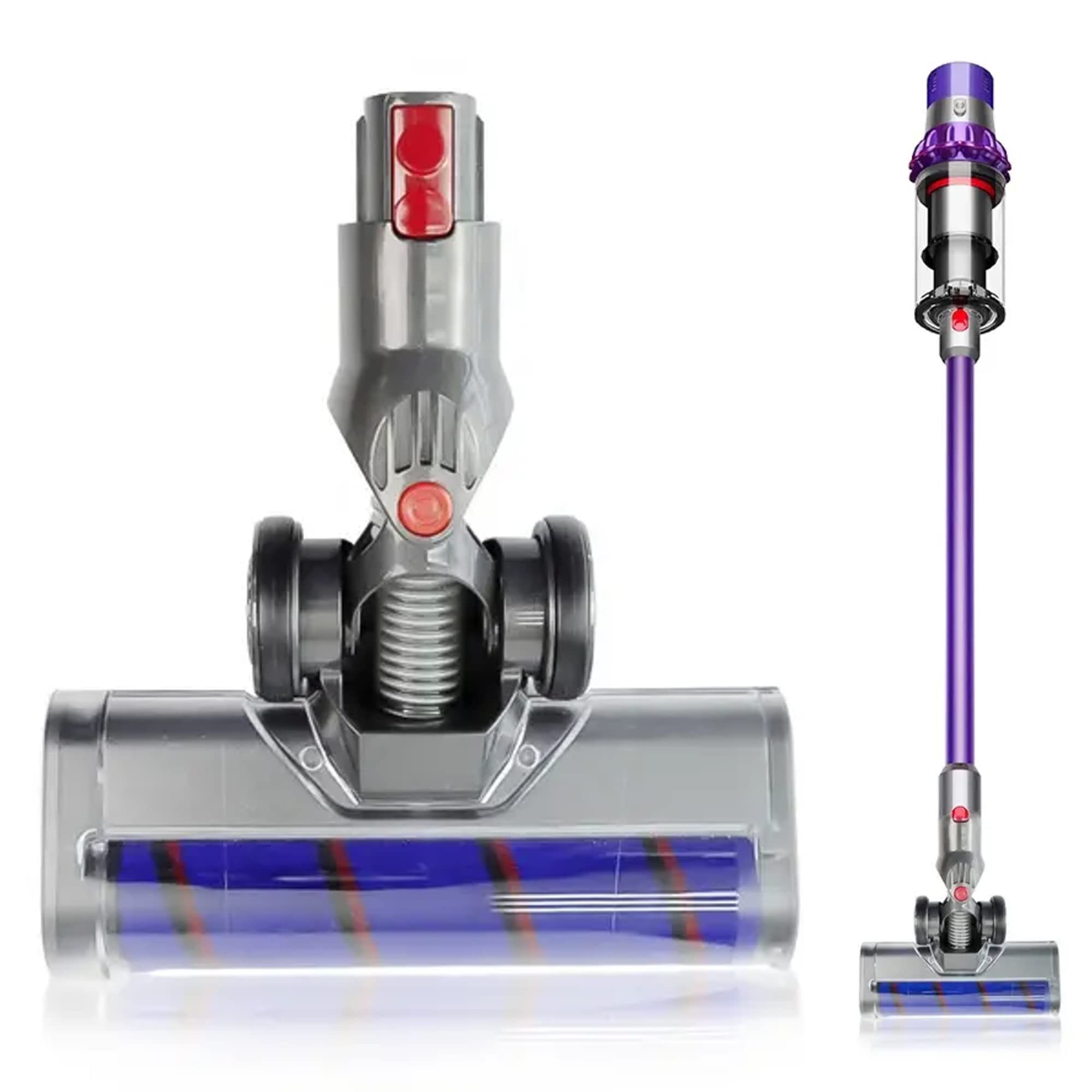 Maxorado Turbodüse Turbobürste Staubsauger Düse Turbodüse für Dyson V7 V8 V10 V11 V15, Zubehör für Dyson Staubsauger V 7 8 10 11 15, (1-tlg., Absolute Animal Detect), Effizient
