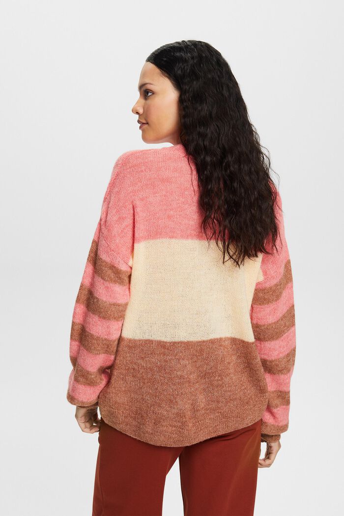Pullover im Colorblock-Design, Wollmix