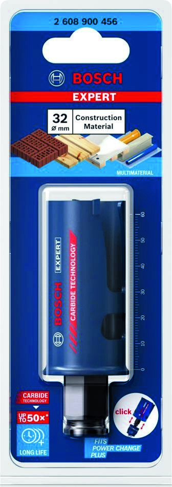 Bosch Blue Accessories 2608900456 Expert Construction Material hole saw 32 x 60 mm