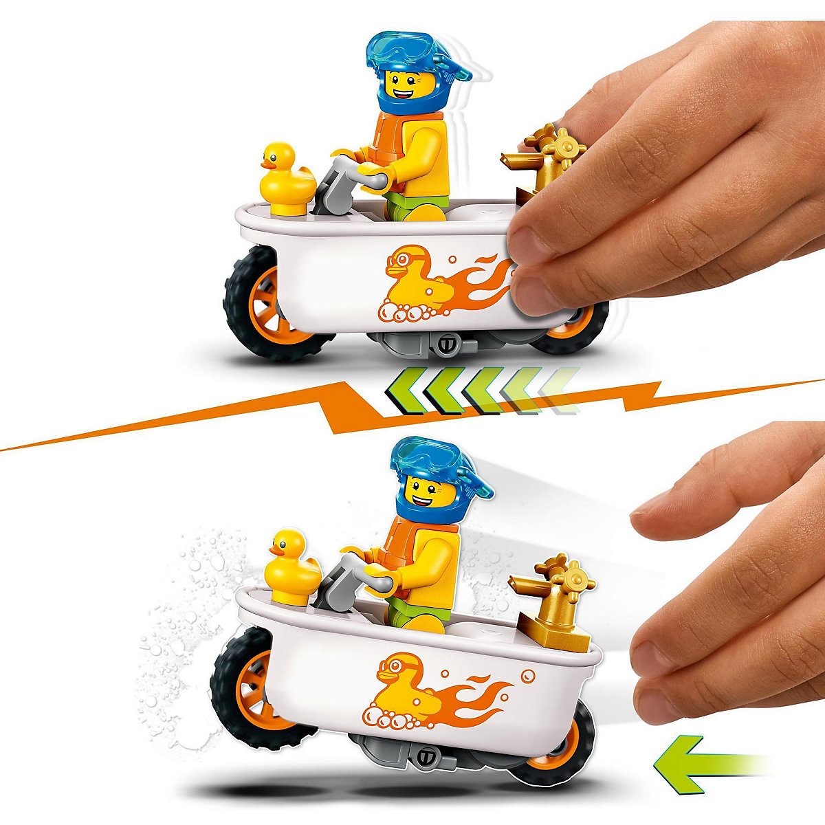 LEGO® City Stuntz 60333 Badewannen-Stuntbike