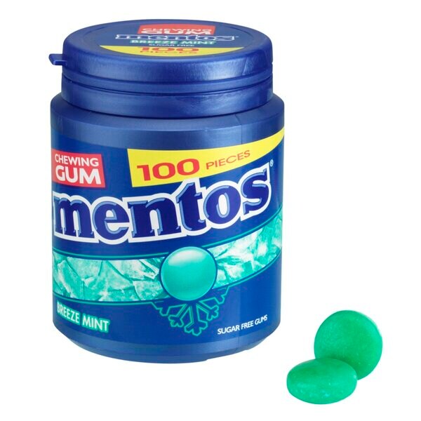 Mentos Breeze Mint XL suddgummi 100 bitar
