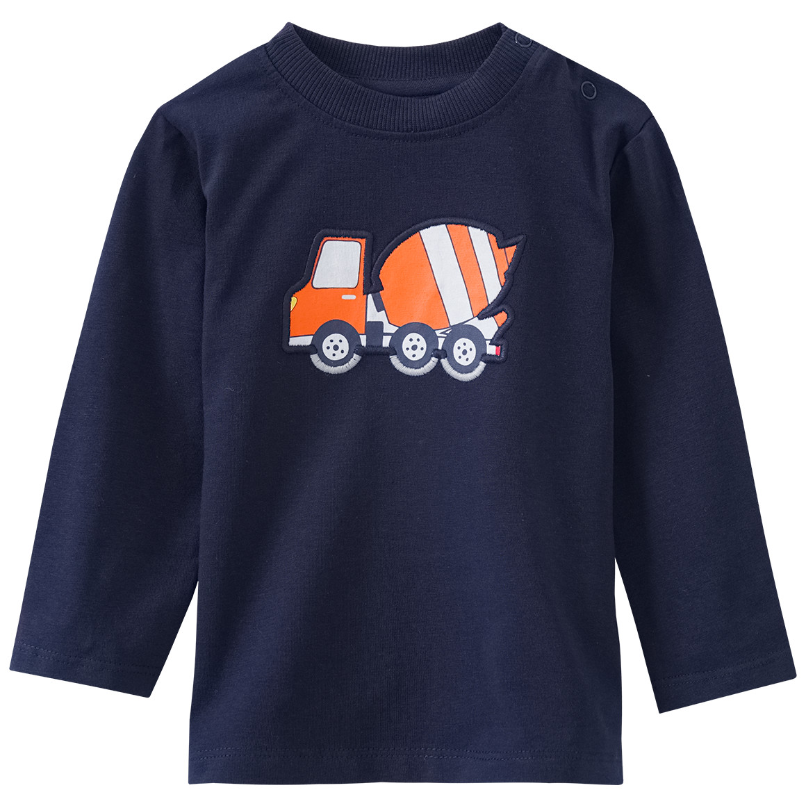 Baby Langarmshirt mit LKW-Applikation