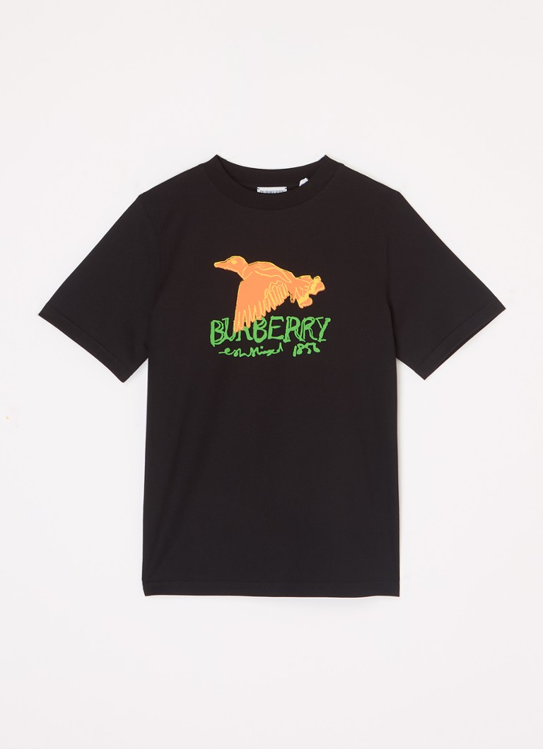Tricou Burberry Cedar din bumbac organic