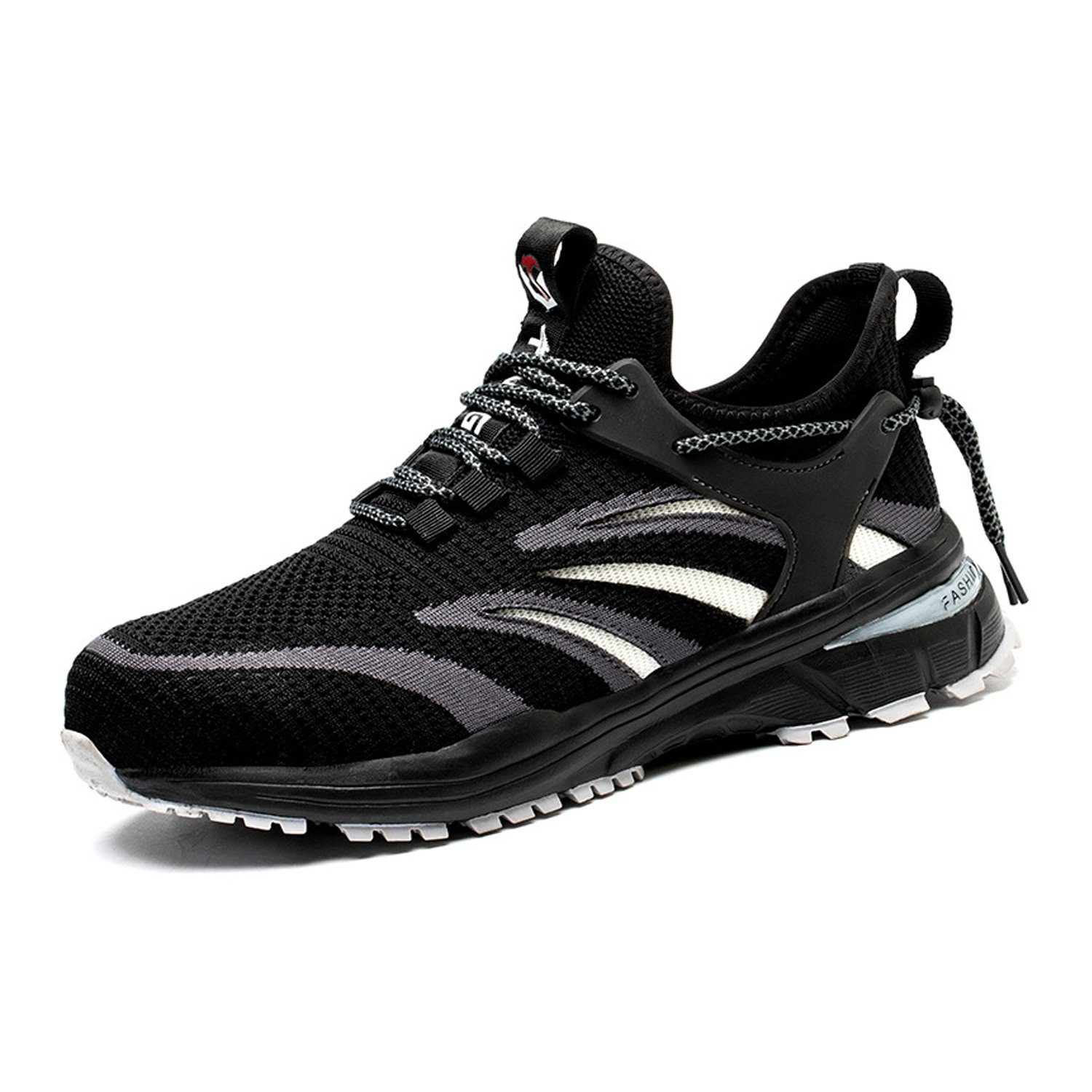 TOPMELON Sicherheitsschuh S3 Stahlkappenschuhe Stahlkappe Arbeitsschuh
