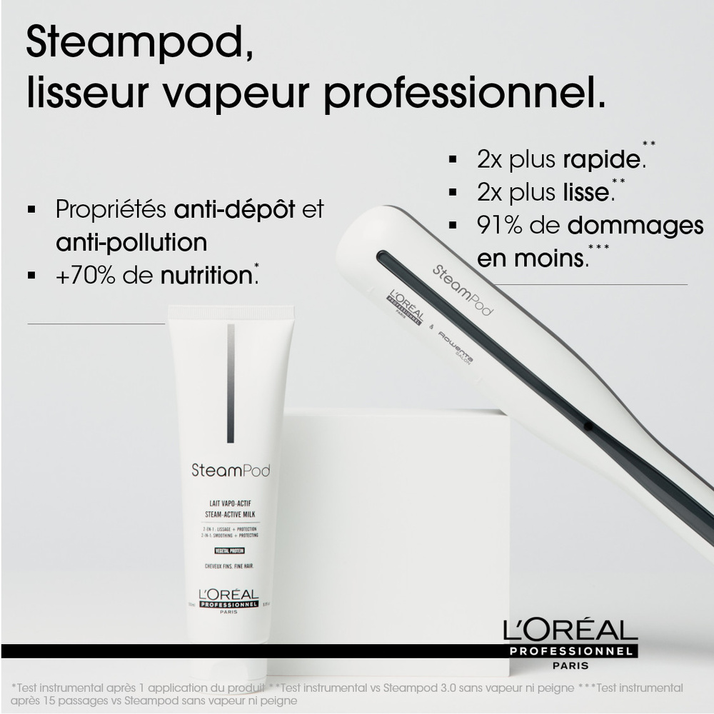 L'Oréal Professionnel Steampod Lait de lissage vapo-activé