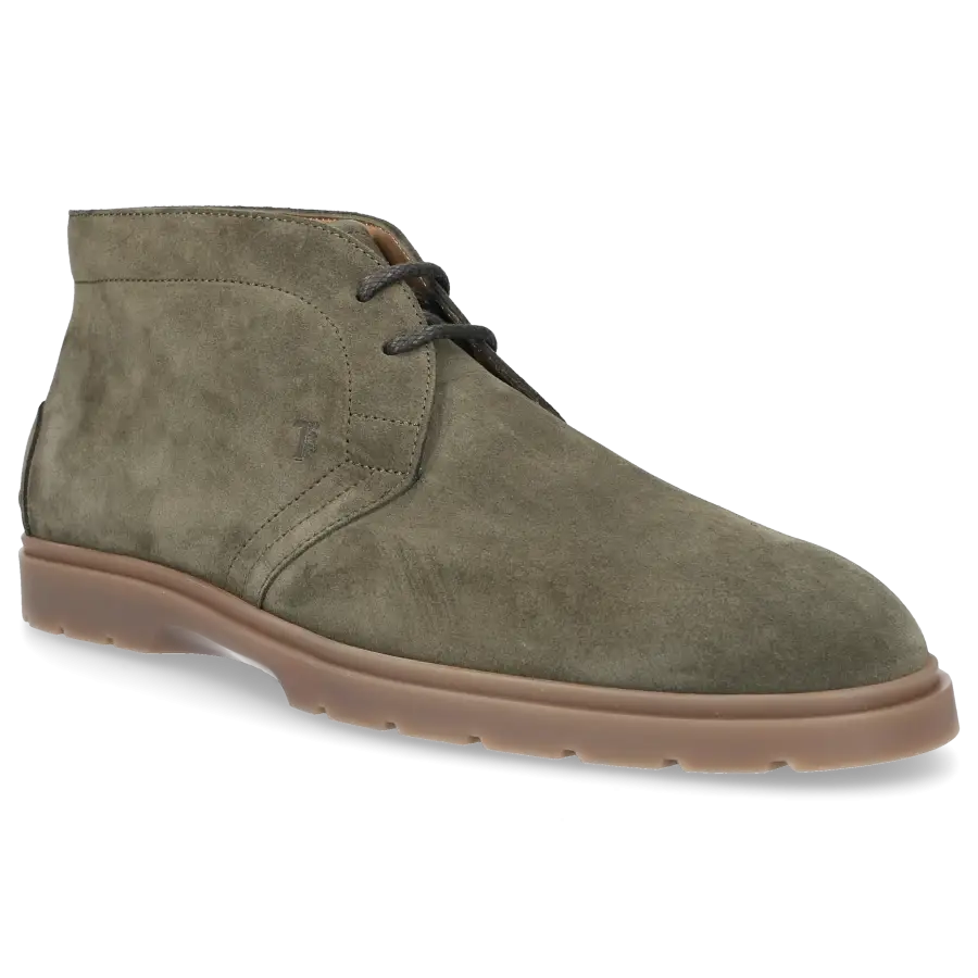 Tod's - Stiefeletten M59K00 Veloursleder - grün