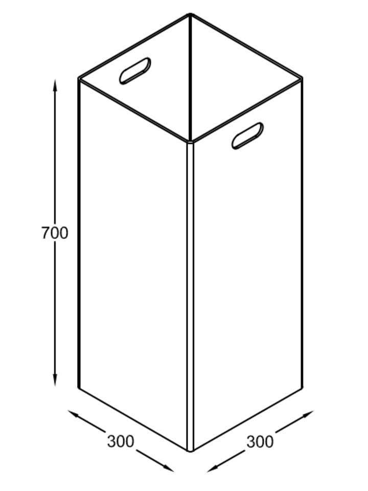 VCM  Wäscheschrank Wäschetruhe Wäschebox Zalo S in Weiß günstig kaufen onesize