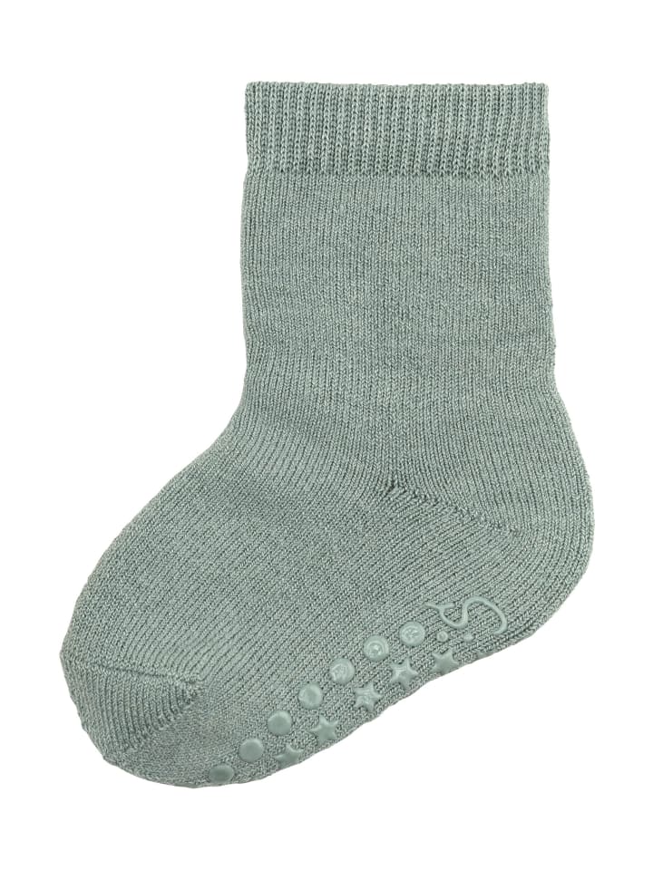 Sterntaler ABS Socken Wolle uni in sattes grün günstig kaufen