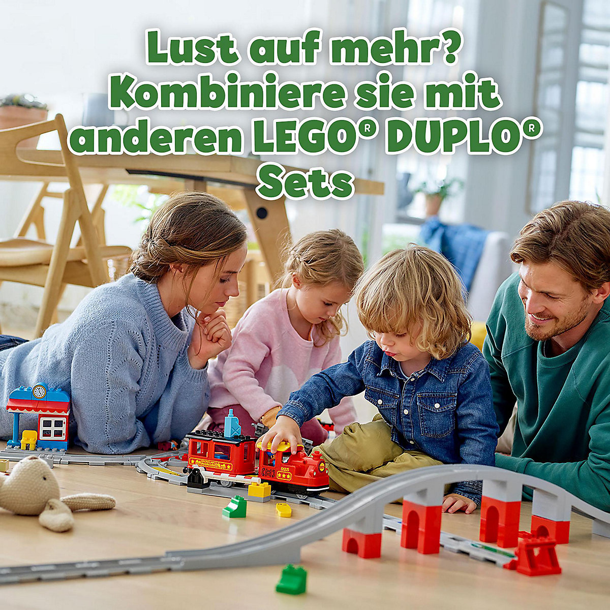 LEGO® DUPLO 10874 Dampfeisenbahn
