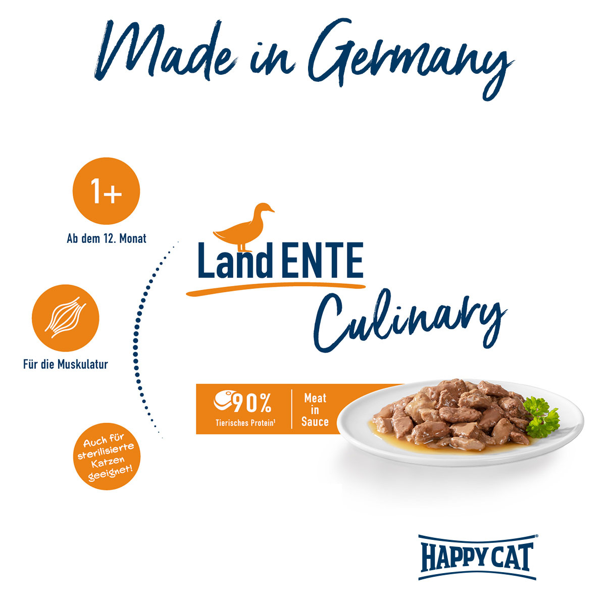 Happy Cat Meat in Sauce Land Ente günstig kaufen bei ZooRoyal