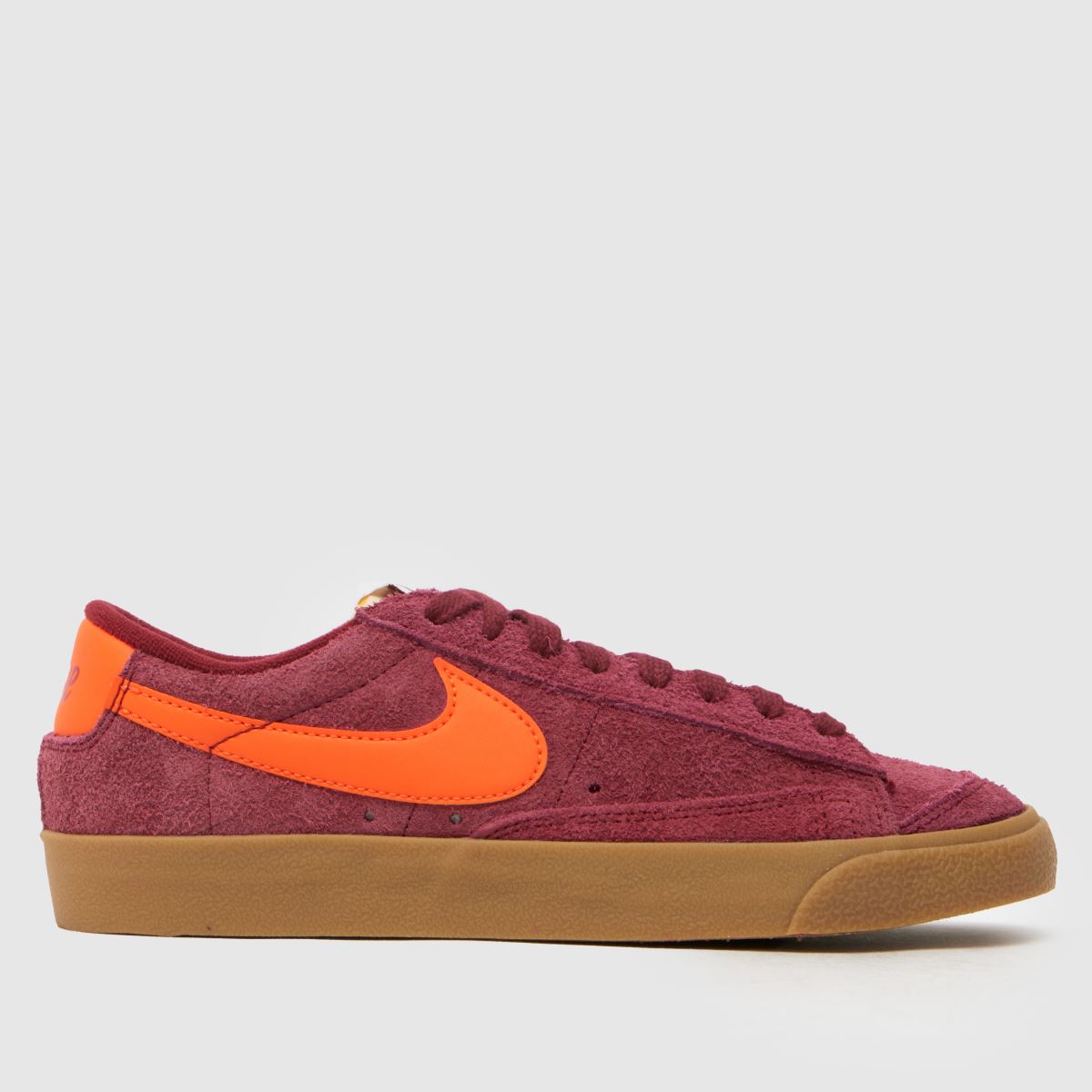 Nike Blazer Low 77 – Vinröda vintage-sneakers