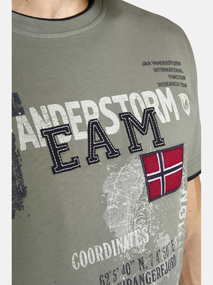 Jan Vanderstorm T-Shirt SÖLVE in oliv günstig kaufen