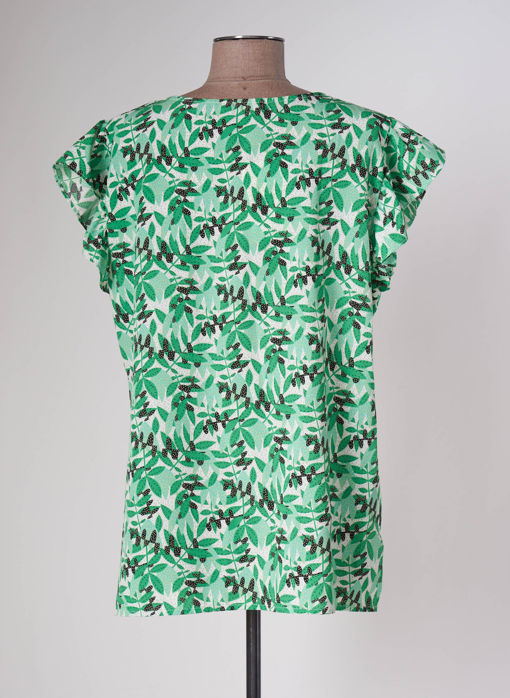 Nougat Tuniquemanchecourte Femme couleur vert
