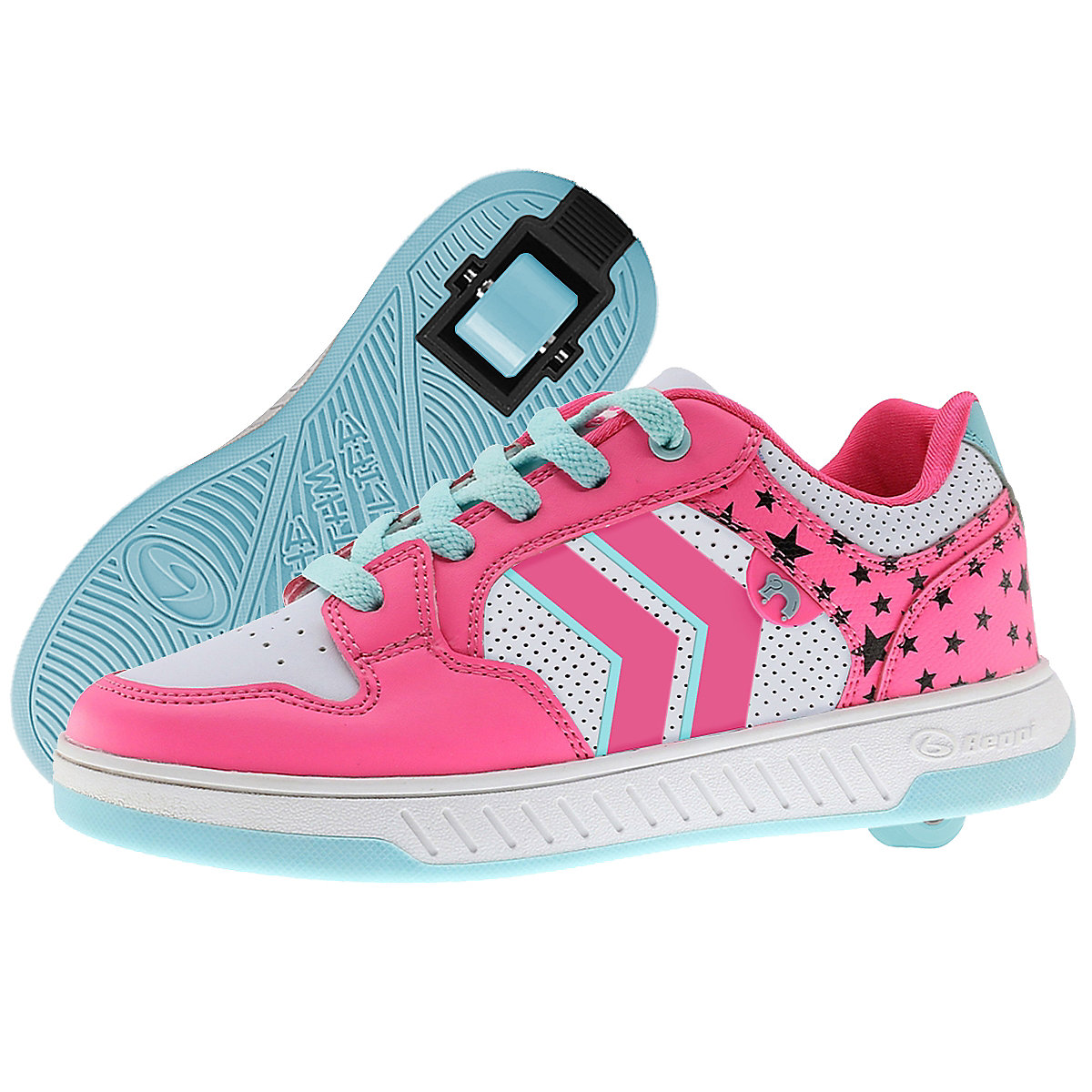 Schuhe mit Rollen 