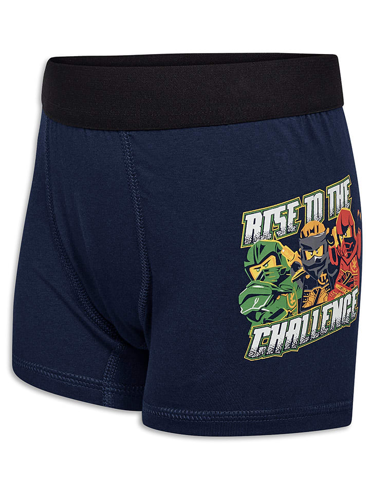 LEGO 3er-Set: Boxershorts in Dunkelblau/ Blau/ Grün günstig kaufen