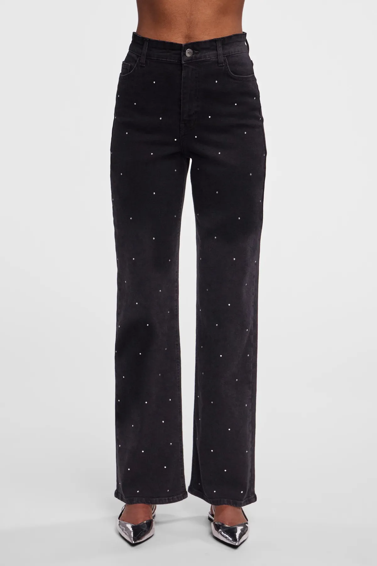 PIECES  Jeans - Schwarz - Straight