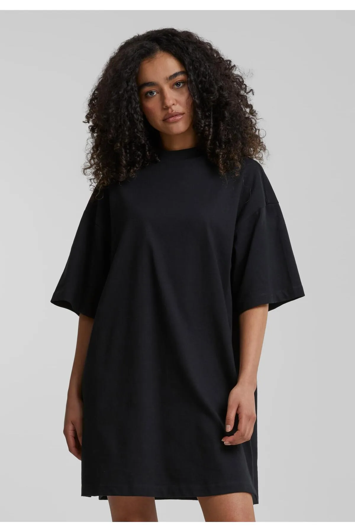 Urban Classics  Damen Damen-T-Shirt-Kleid aus Bio-Baumwolle mit schwerem, übergroßem Oberteil