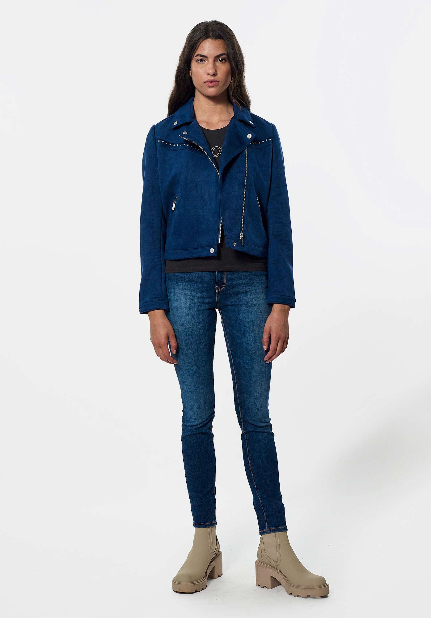 DYLAN  Veste bleue Femme