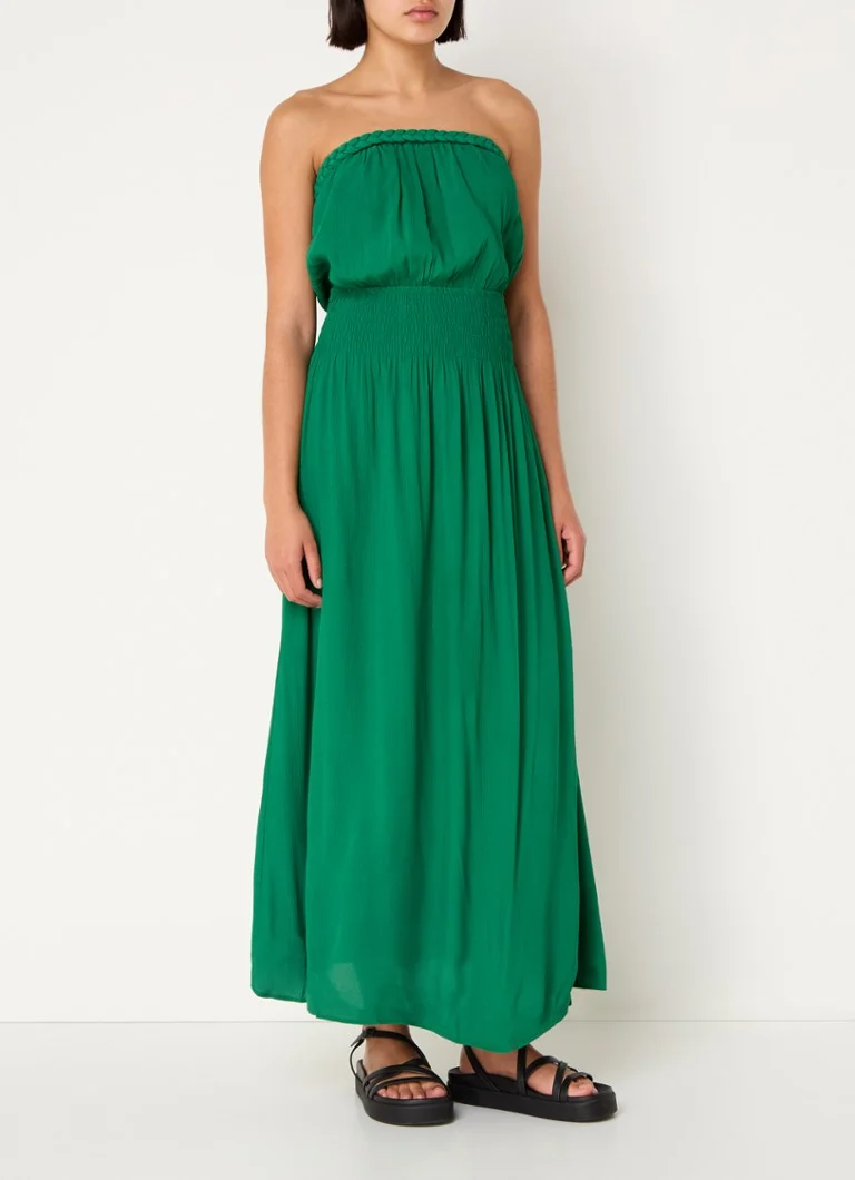 Vestido midi palabra de honor Hambre de ba&sh con elasticidad