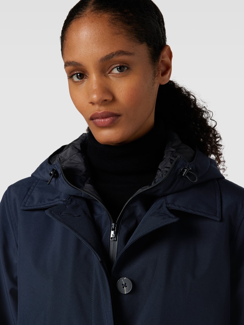 Jacke mit Eingrifftaschen in marineblau