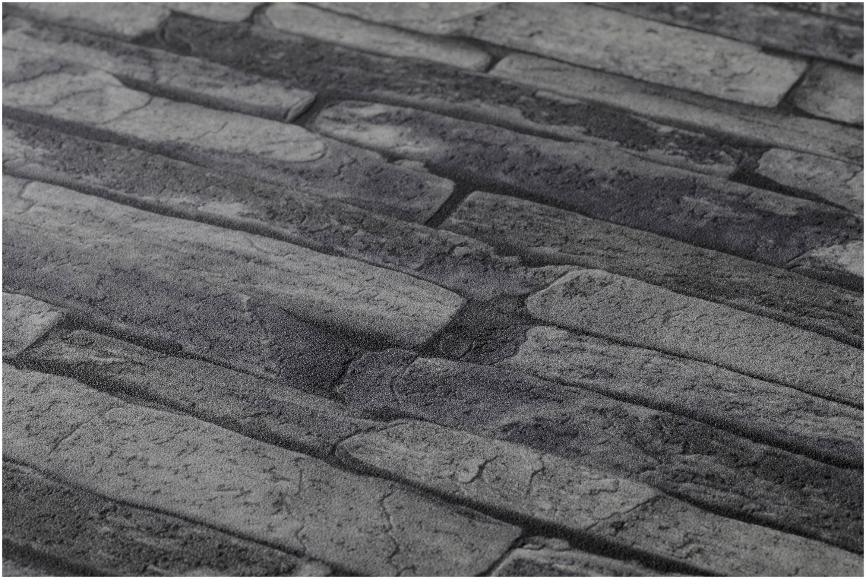 living walls Vliestapete Best of Wood`n Stone 2nd Edition, Steinoptik, Modern Tapete Stein Grau Schwarz