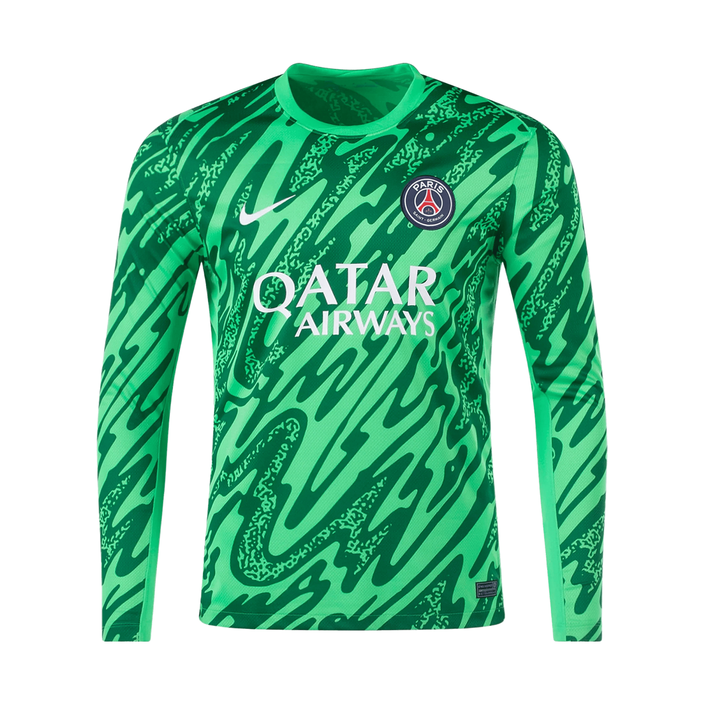 Nike Paris St. Germain Torwarttrikot langarm 2024/2025 Grün F329