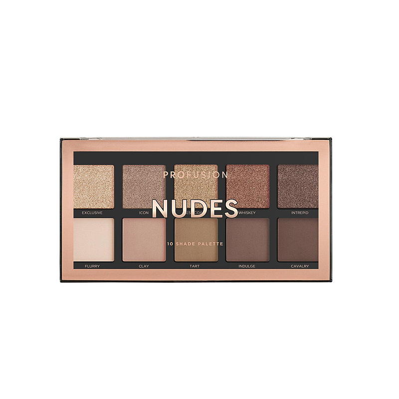 Øyeskygge 10 paletter nude