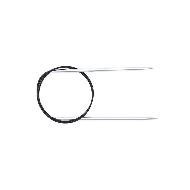Rundpinne 80 cm 5,0 mm aluminium silver