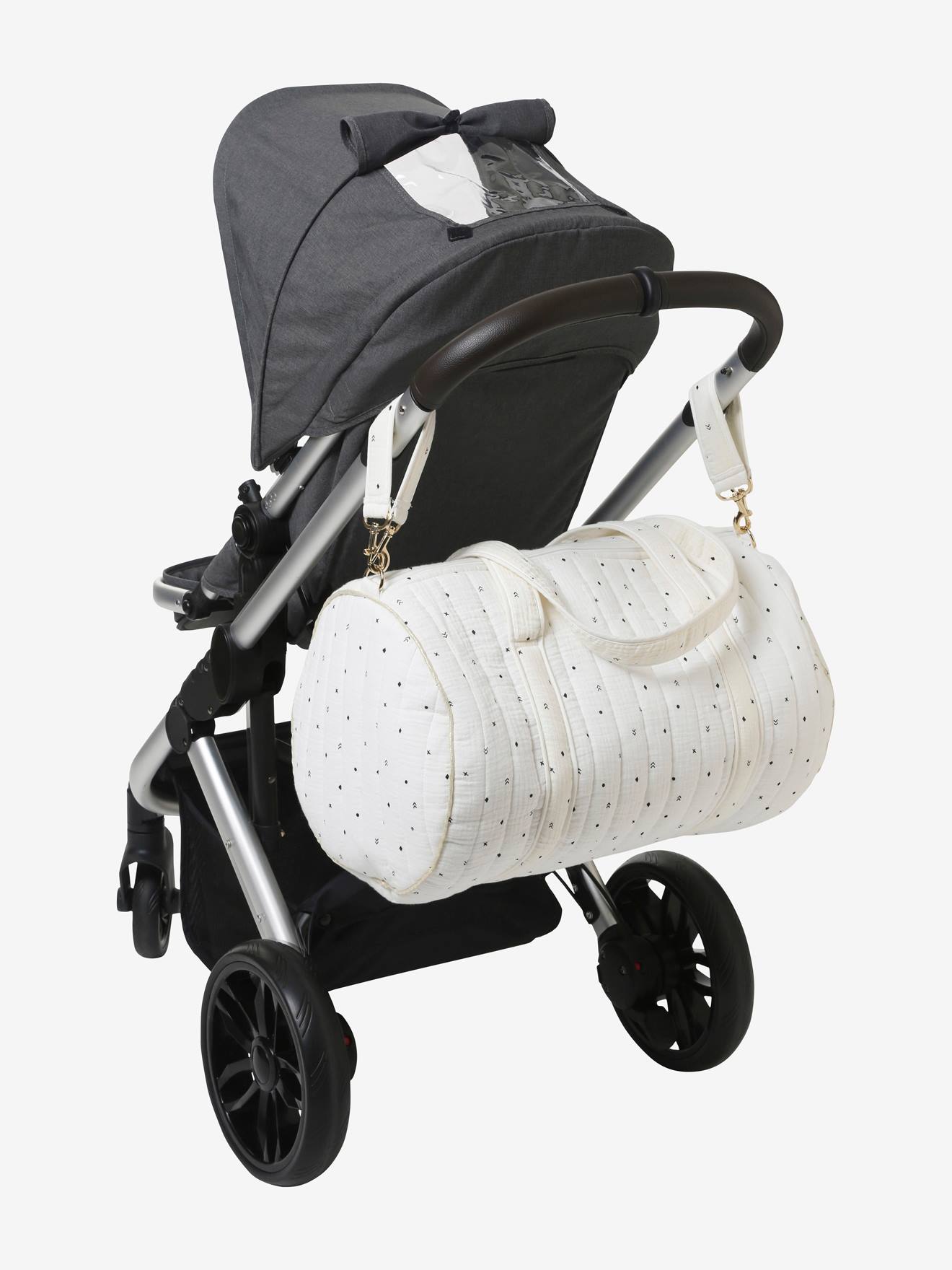 Sac à langer Baby Roll en gaze de coton eau de rose