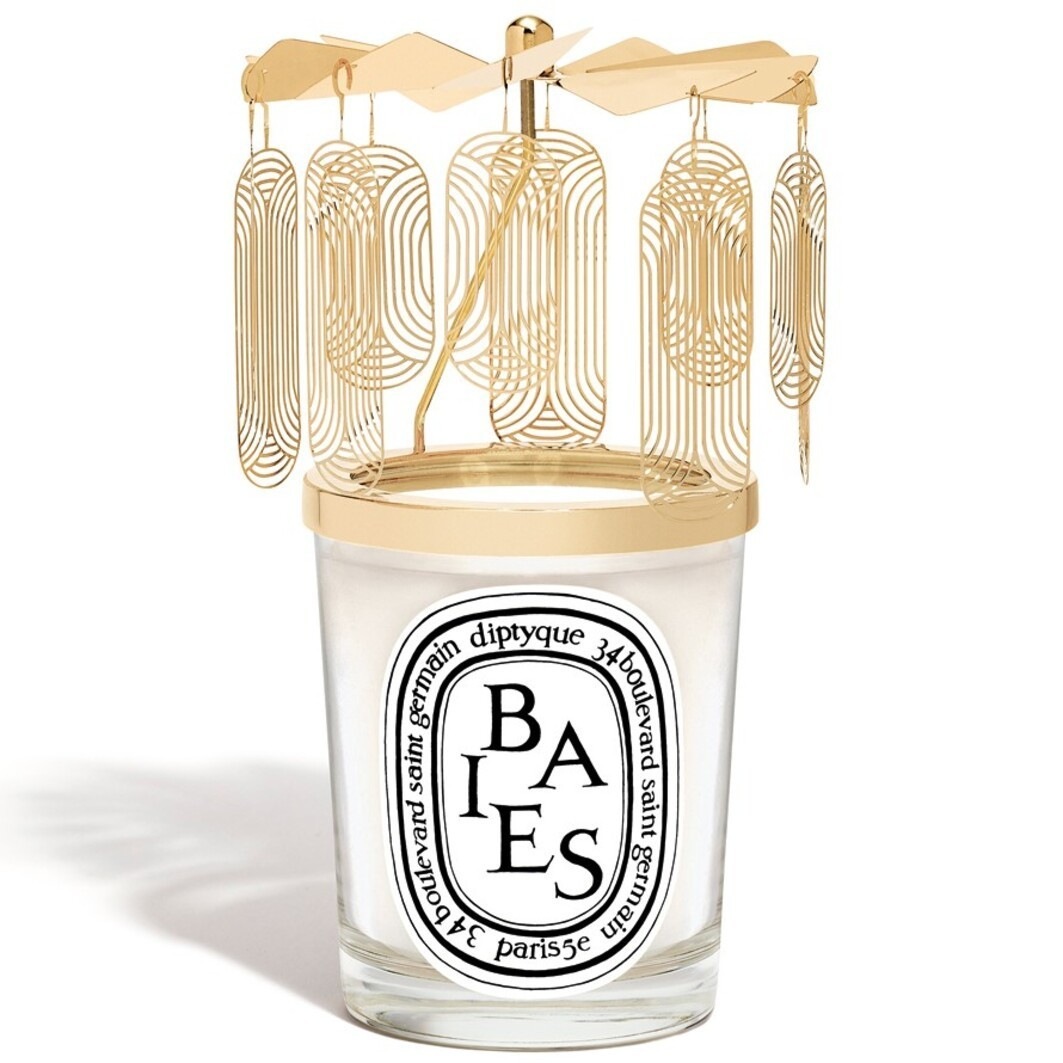 Festliches Karussell - Set mit Kerze Baies (Beeren)