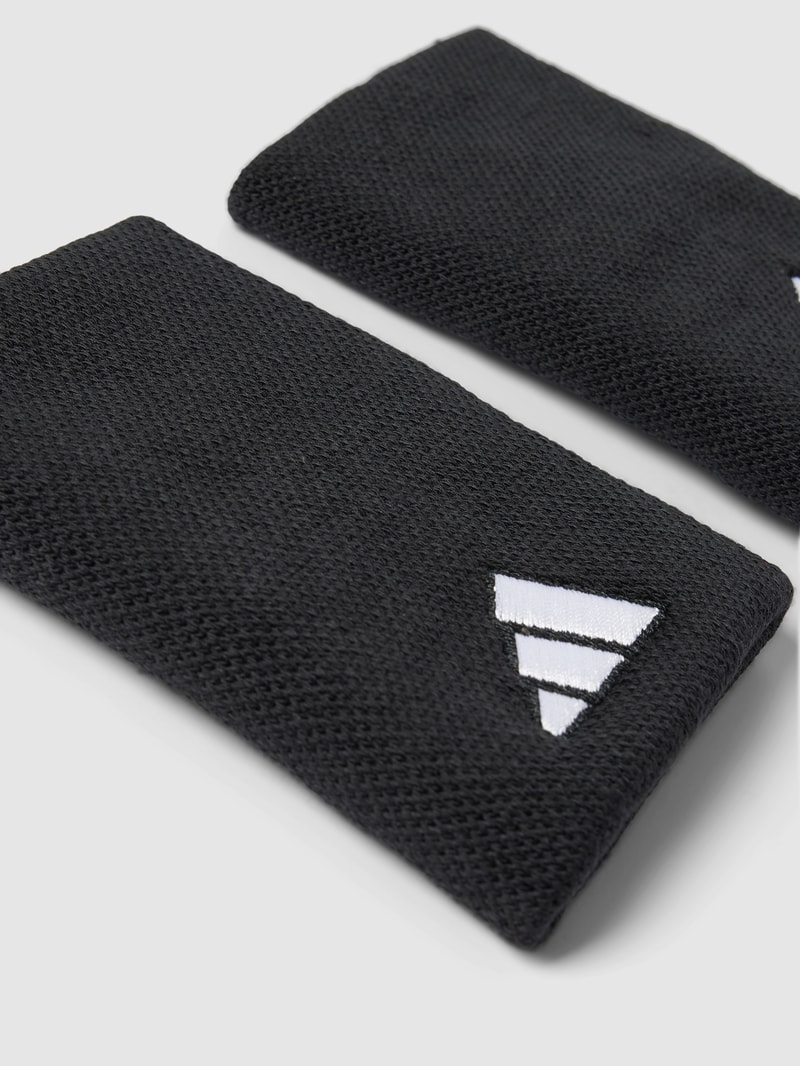 Schweißband mit Label-Stitching Modell 'TENNIS' in schwarz