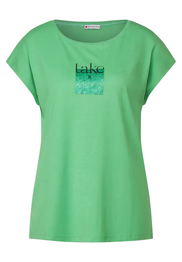Street One Basicshirt mit Wordingprint