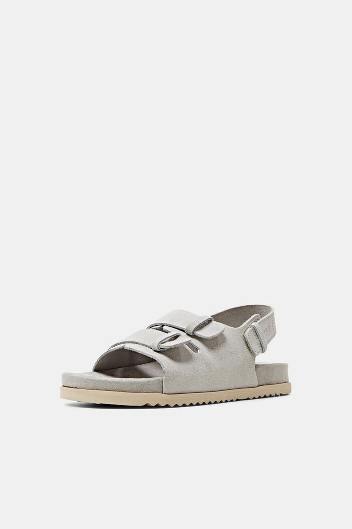 Sandalen aus Veloursleder