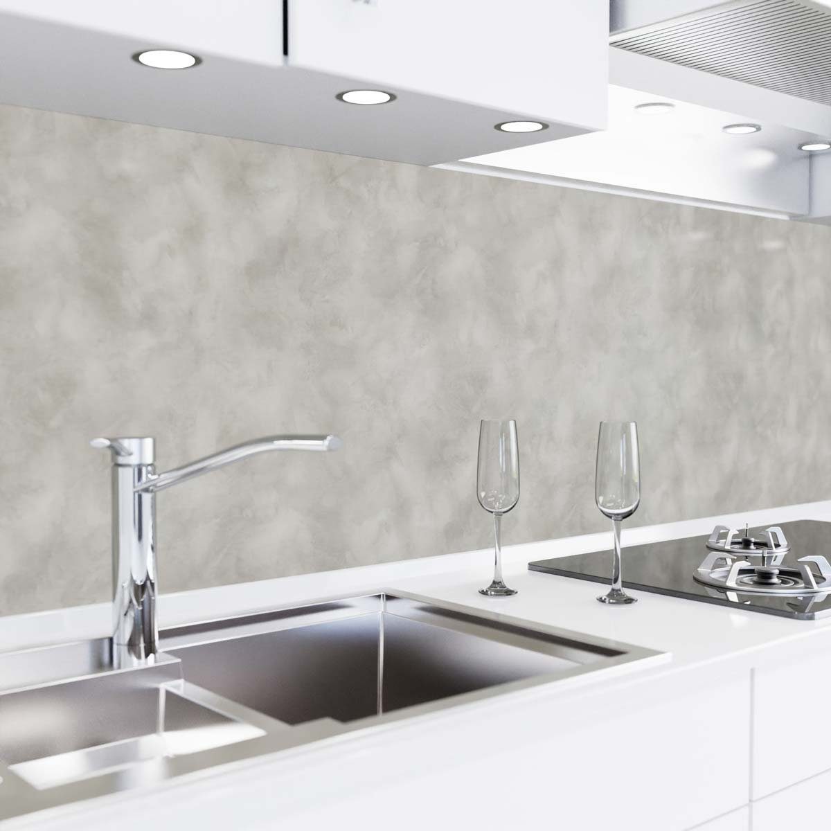 danario Küchenrückwand danario Küchenrückwand selbstklebend - 3D-Optik - Spritzschutz Küche
