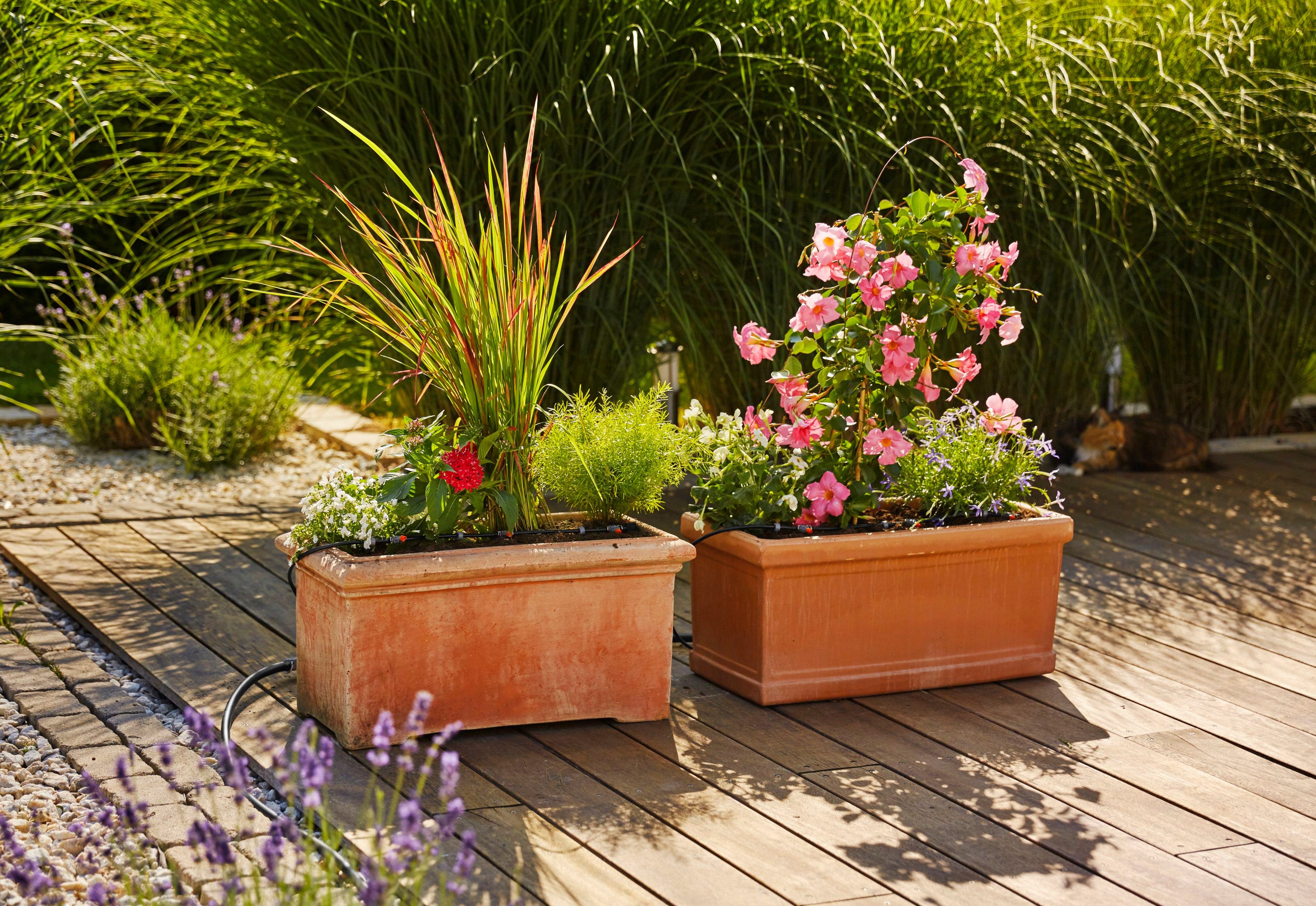 GARDENA Bewässerungssystem Micro-Drip-System, 13006-20, (Set, 32-tlg), Erweiterungsset Pflanztröge