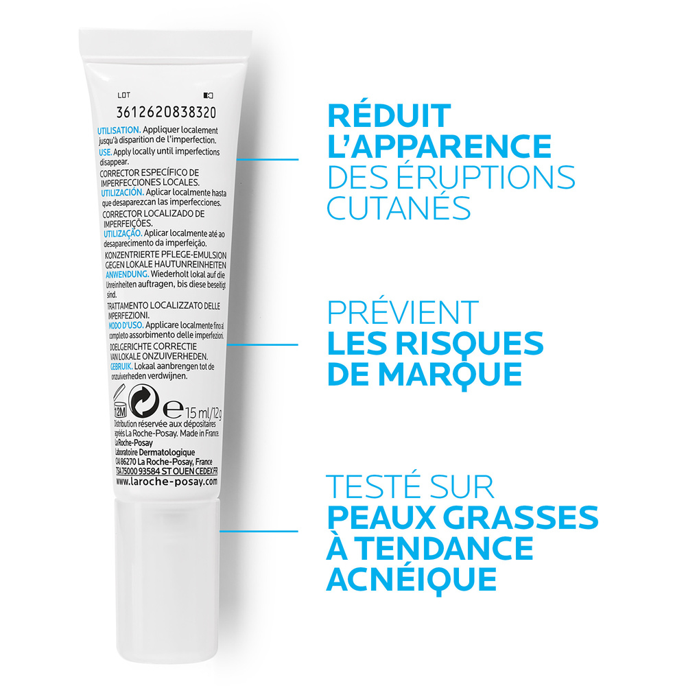 La Roche-Posay EFFACLAR A.I. Soin correcteur ciblé des éruptions cutanées