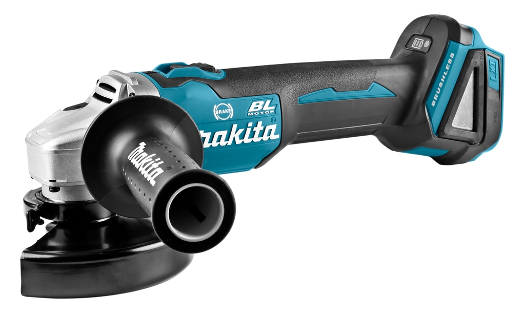 Esmerilhadeira angular Makita DGA506ZJ 18V de 125 mm com freio de motor (sem baterias e carregador).