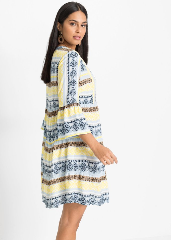 Tunika-Kleid aus nachhaltiger Viskose