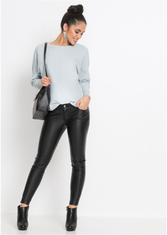 Oversize-Ripp-Pullover