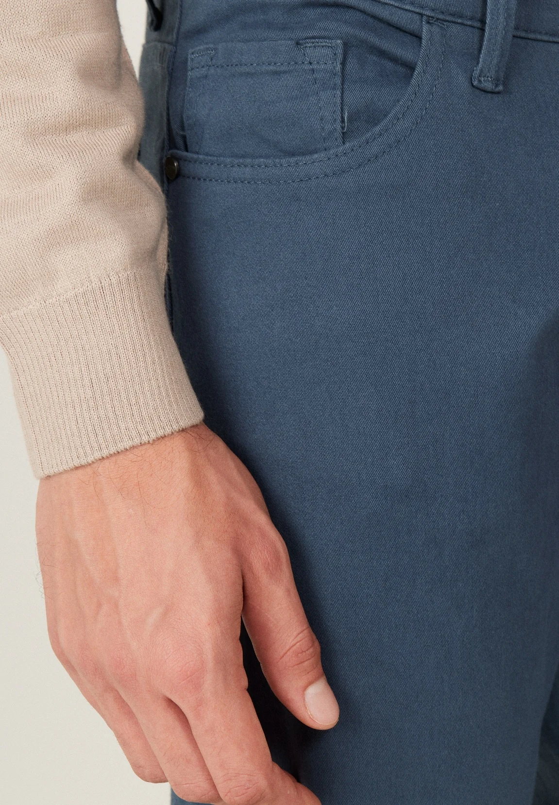 AC&CO / ALTINYILDIZ CLASSICS SLIM FIT CINCO BOLSILLOS - Pantalones