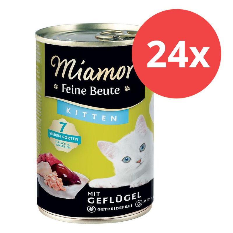 Sparpaket Miamor Feine Beute Kitten 24 x 400 g