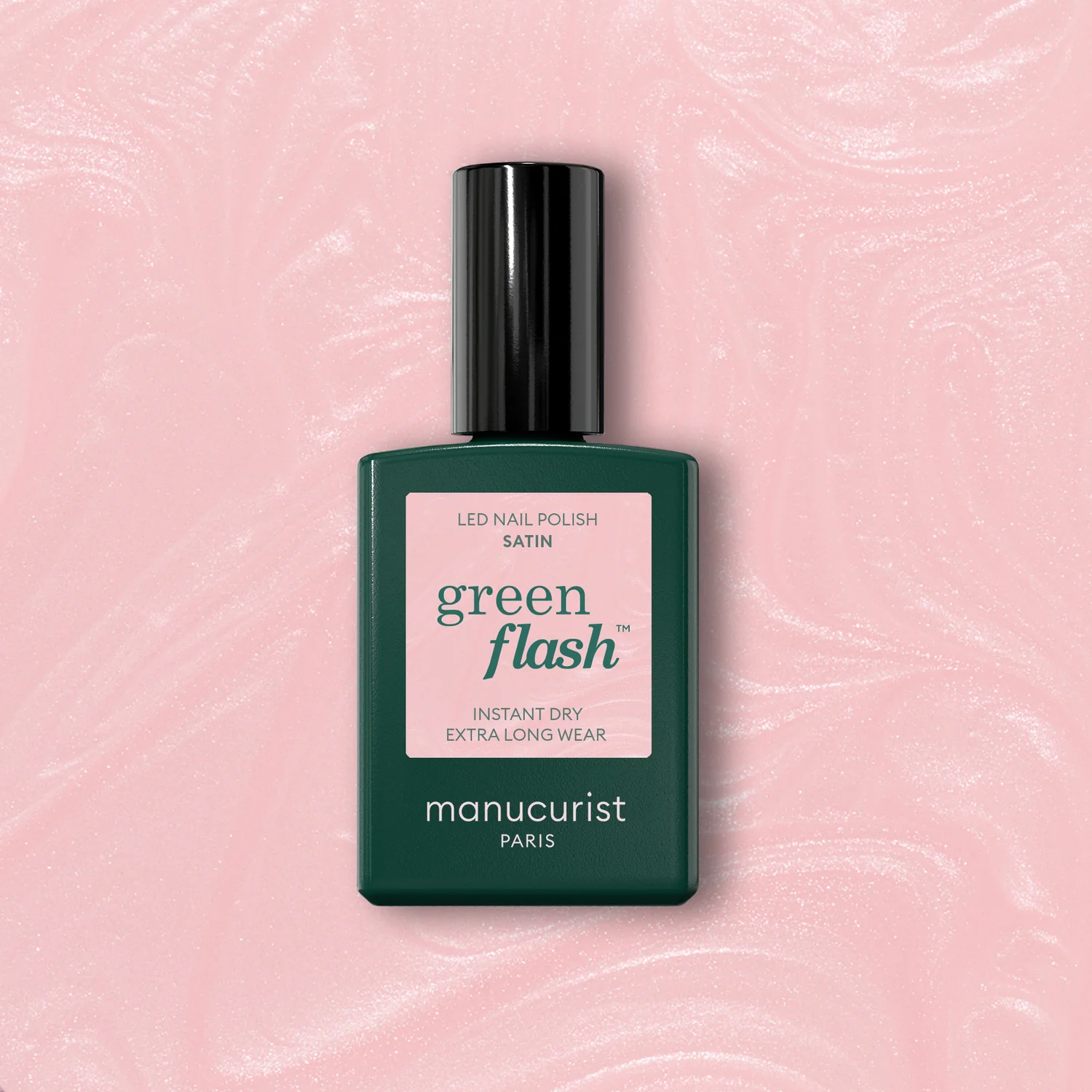 Puspastāvīga LED Green Flash™ laka - 15 ml Satin