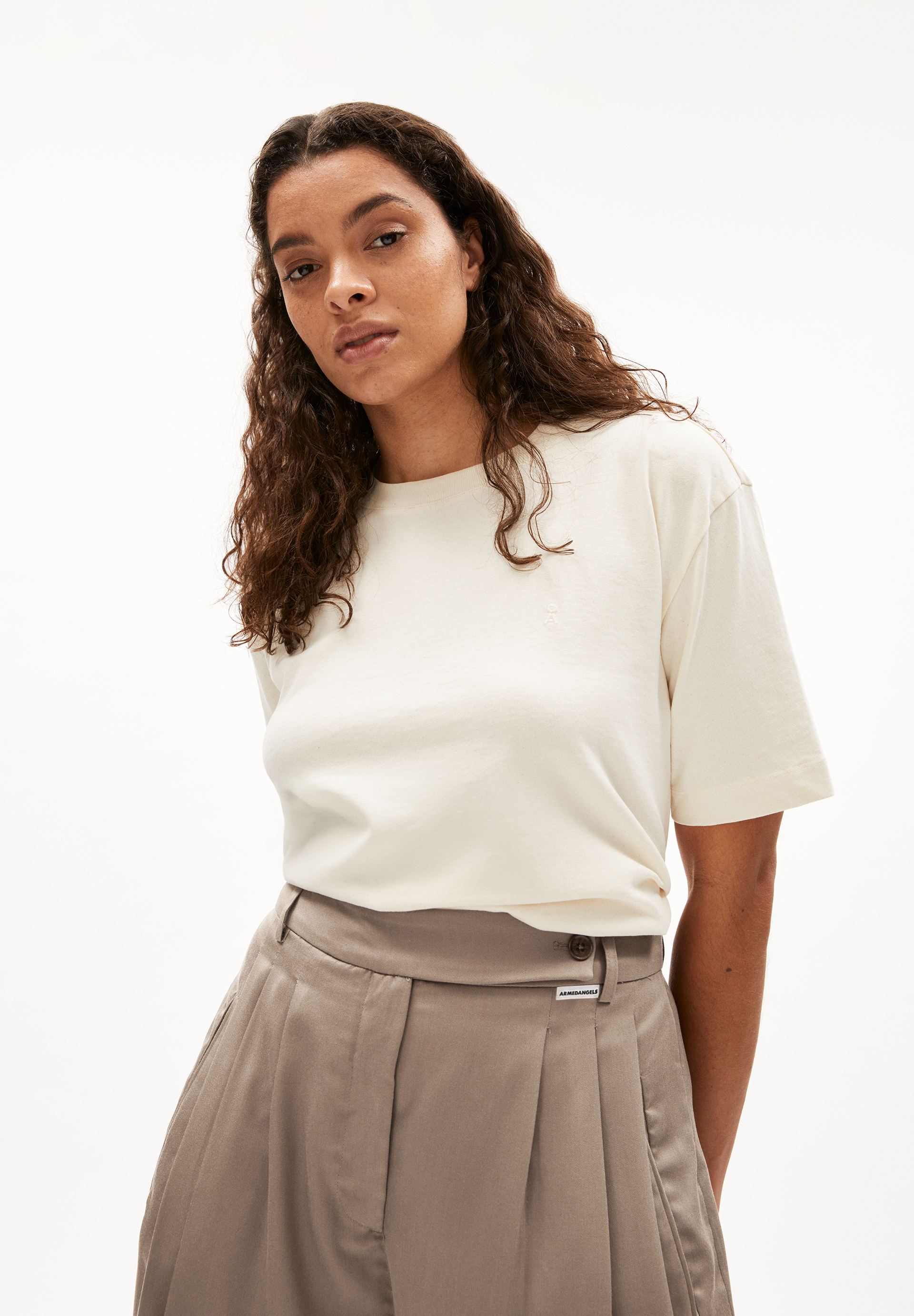 Heavyweight T-Shirt Loose Fit aus Bio-Baumwoll Mix
