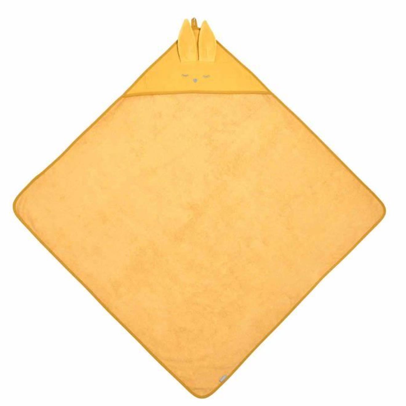 Cape de bain en bambou et gaze de coton